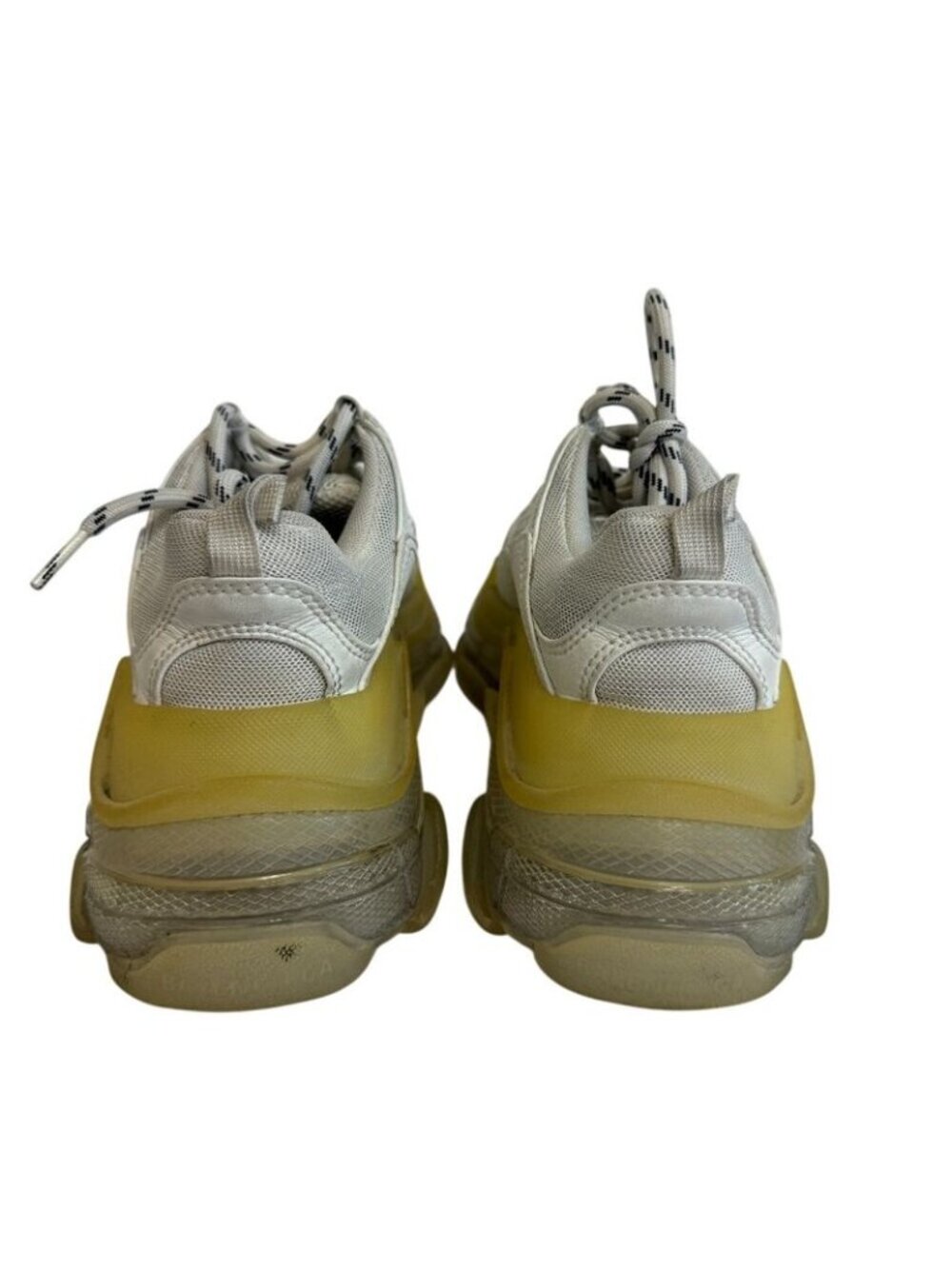 Balenciaga Clear Sole Triple S Sneakers White - Picture 4 of 8